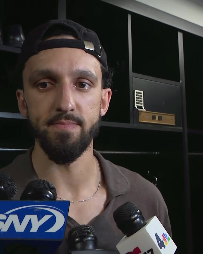 "All bets are off. I don't know. I keep telling myself I'm going to stop being surprised by Knicks fans and what they do and how they show up, so I'm sure it'll be an unbelievable atmosphere" Landry Shamet says he has no idea what to expect from Knicks fans for Games 3 and 4๐คฃ