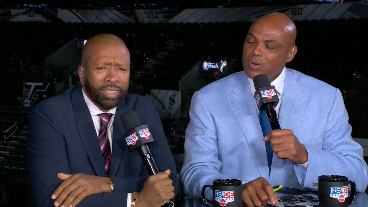 Richard Jefferson noted that Charles Barkley was screaming in celebration when the Hurricanes won Game 2. Chuck: "I'm all in on the Hurricanes. I went to the sportsbook before I left Arizona (and) put a big number on it, Shaq."
