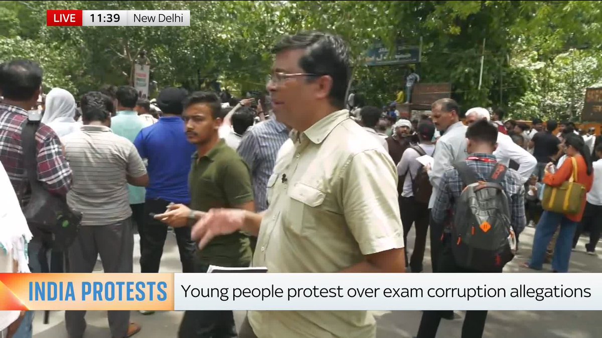 A protest movement in India that began over exam corruption allegations now has more Instagram followers than the country's biggest political party. @NevilleSkyNews reports from New Delhi on the Cockroach Janta Party's rise ⬇️ 📺 Sky 501 and YouTube