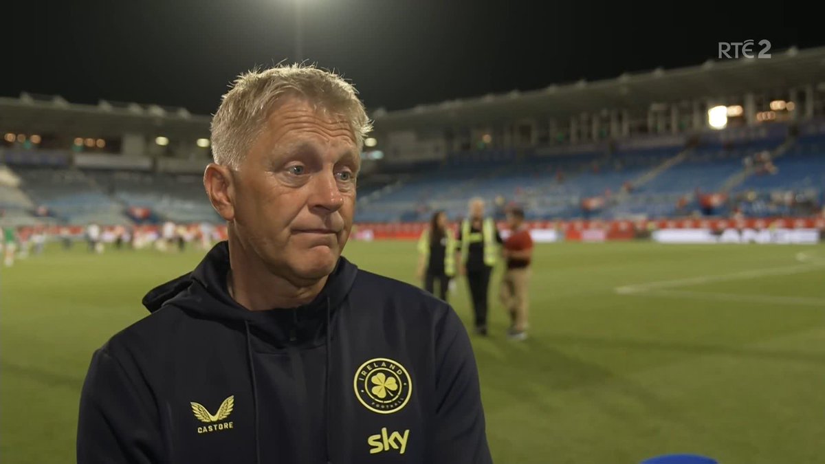 Heimir Hallgrimsson bemoans flat first-half performance against Canada but much happier with the second 45 #rtesport #COYBIG Ireland Football ⚽️🇮🇪