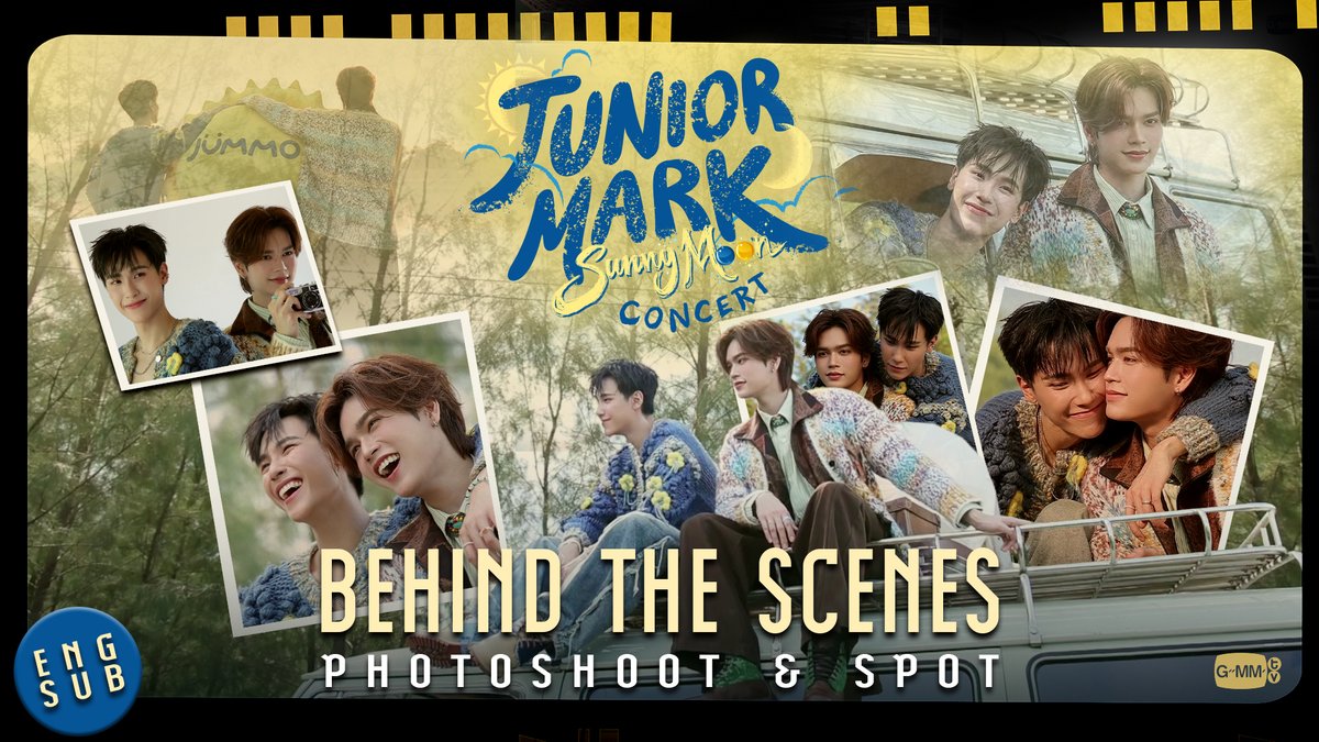 [Behind The Scenes] JUNIOR MARK SunnyMoon CONCERT 🧳🚐 #JuniorMarkConcert 🗓️ 8-9 AUGUST 2026 📍 BITEC LIVE 📌 TICKETS FOR ALL SEATS WILL BE AVAILABLE ONLINE ONLY AT ThaiTicketMajor ON 13 JUNE 2026 AT 10 AM 🔗 MORE INFO : #GMMTV