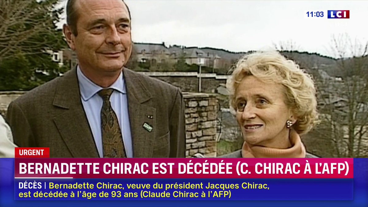 ⚫️ "Comme l'aurait dit Édith Piaf, je ne regrette rien", avait déclaré l'ancienne Première dame, Bernadette Chirac, à l'issue de ses années à l'Élysée