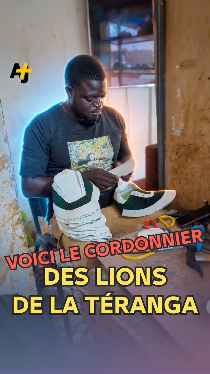 Voici Cheikh Dall, le cordonnier qui “chausse” les joueurs de l'équipe nationale du Sénégal :