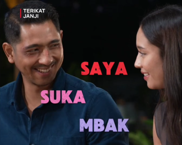 Jago juga nih kang ketoprak bikin Mamina mesem-mesem.