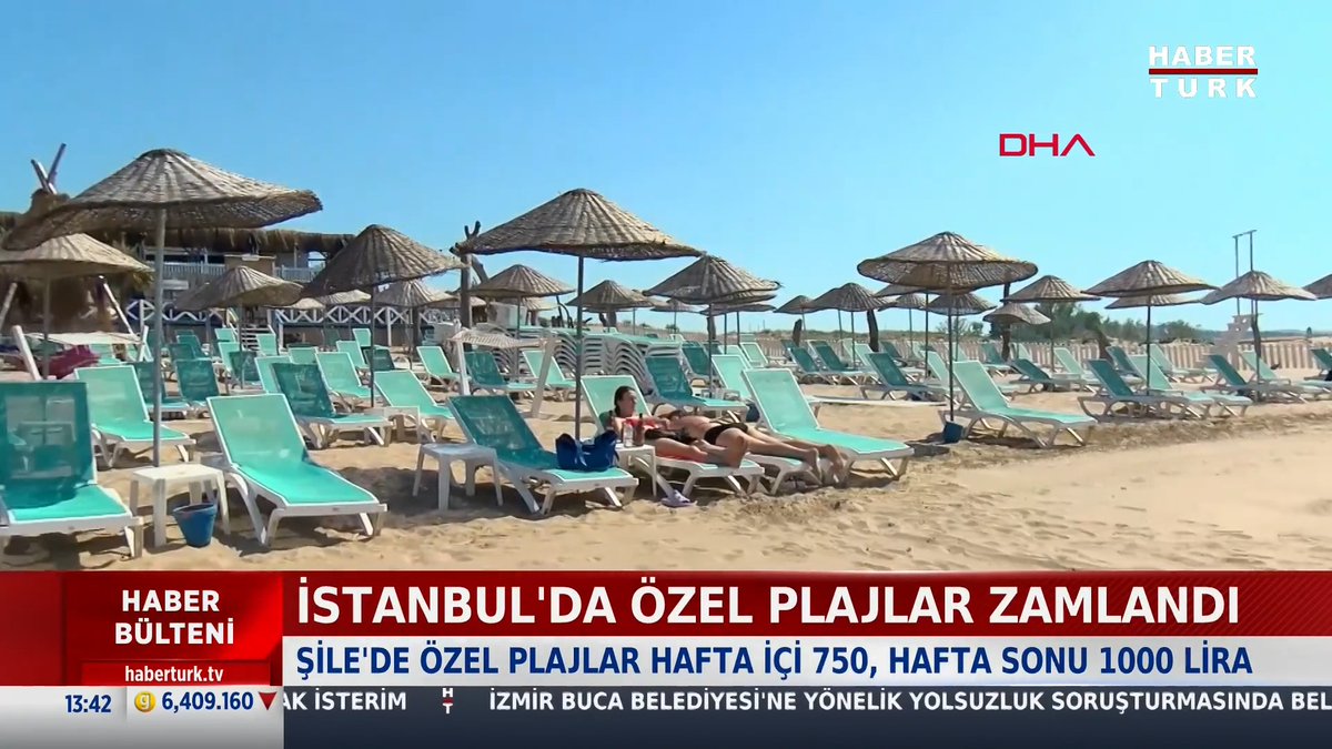📌İstanbul'da plaj giriş ücreti arttı. Caddebostan'da giriş hafta içi 500, hafta sonu 750 lira