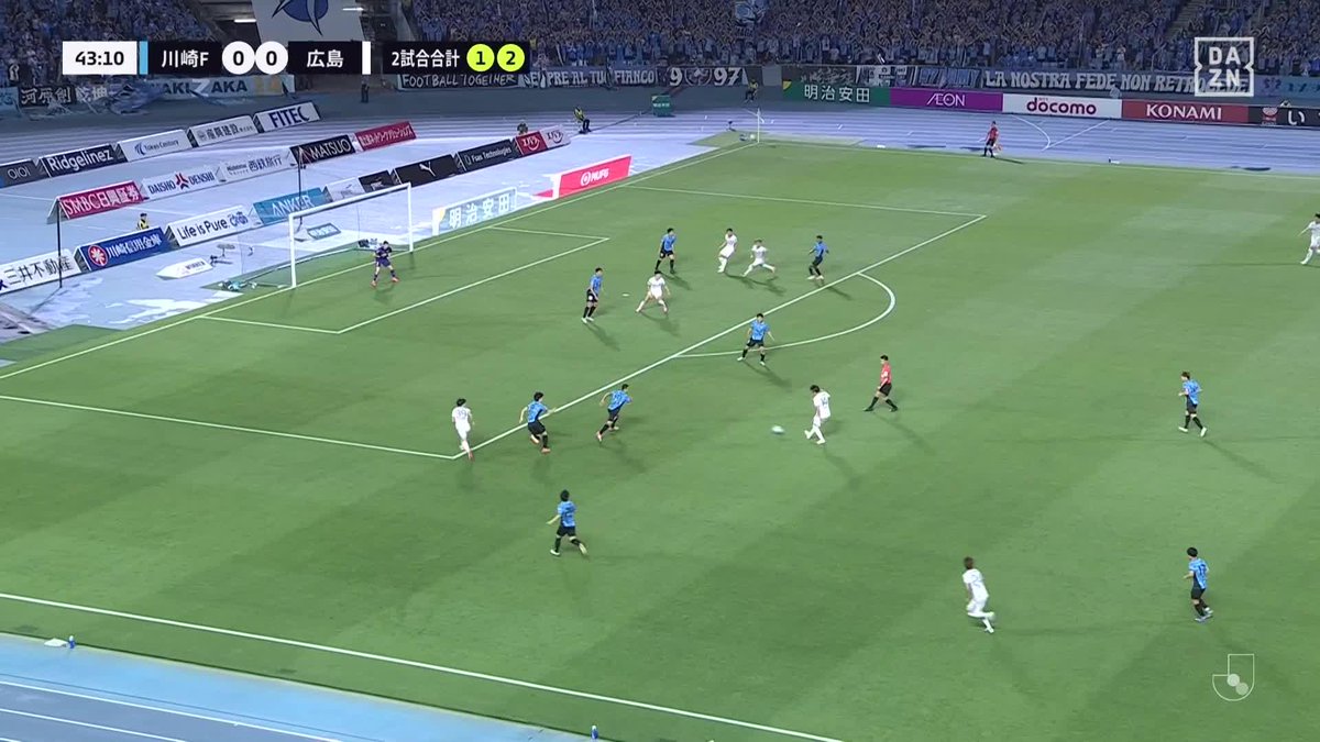 #モーメントブースター でシェアして盛り上がれ!​ ⚽️ゴール (43:17) 👟中村 草太 🆚川崎フロンターレ vs サンフレッチェ広島 ​📺​DAZNでライブ配信中​ #DAZN #FanZone ユニクロ #UTme