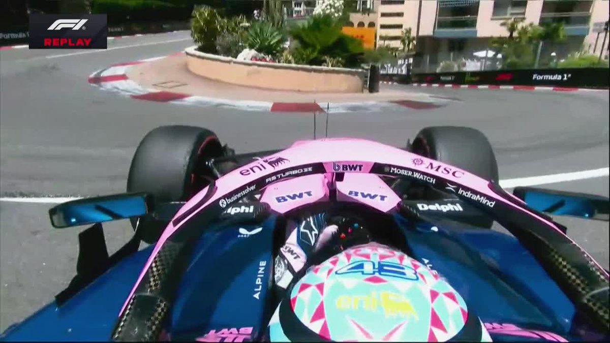 ¡QUE SUSTO, FRANCO! Colapinto hizo un semi trompo y por poco no chocó contra el muro en la FP3. 📺 #MonacoGP | Toda la temporada de #F1 por #DisneyPlus Plan Premium