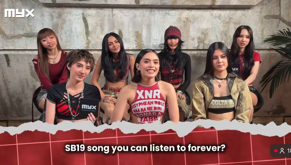 SB19 song you can listen to forever? Megumi: Quit Namie: Wakas Tin: Ilaw Ella: I want you Lei: SFTS Dominique: DAM Eurekah: Go Up Tapos they danced to SFTS, DAM and Go Up during SaW 🥹🤍