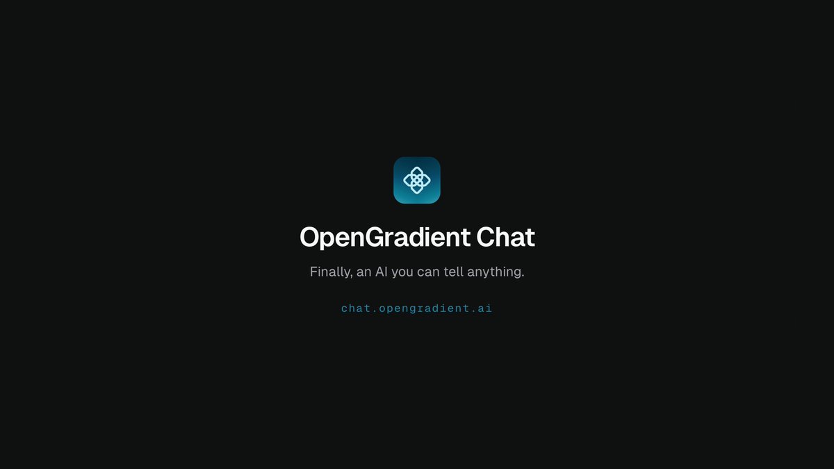 OpenGradient Chat is the easiest way to use frontier AI models without giving up your privacy.