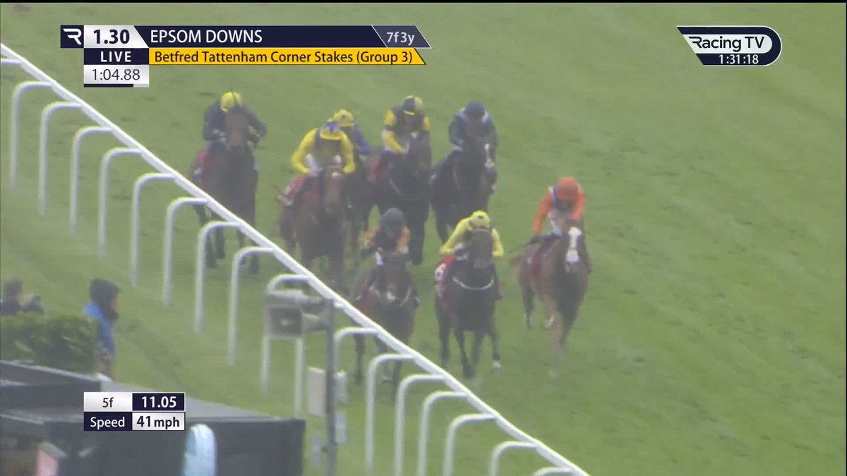 Double tops for ๐๐๐ง ๐๐จ๐ ๐๐จ๐ง๐ฒ! ๐ฏ Ed Walker's charge repeats the dose in the Group Three Betfred Tattenham Corner Stakes ๐ฅ๐ฅ