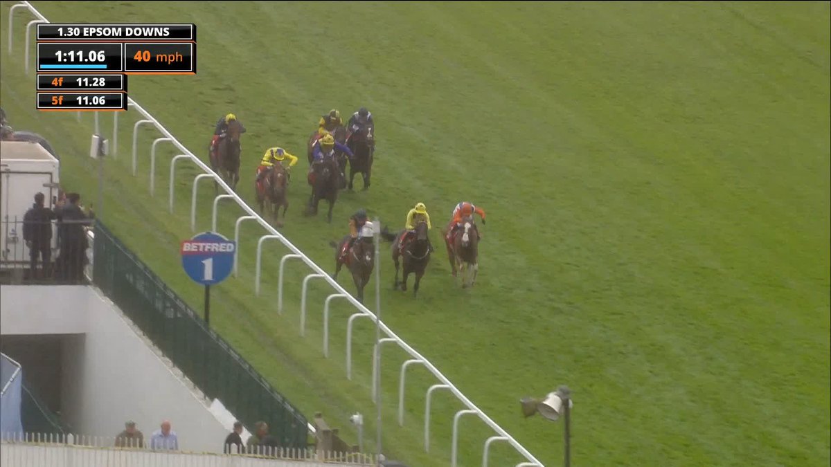 Ten Bob Tony wins the Betfred Tattenham Corner Stakes AGAIN🏆🤩 Well done to the Ed Walker team👏 #ITVRacing