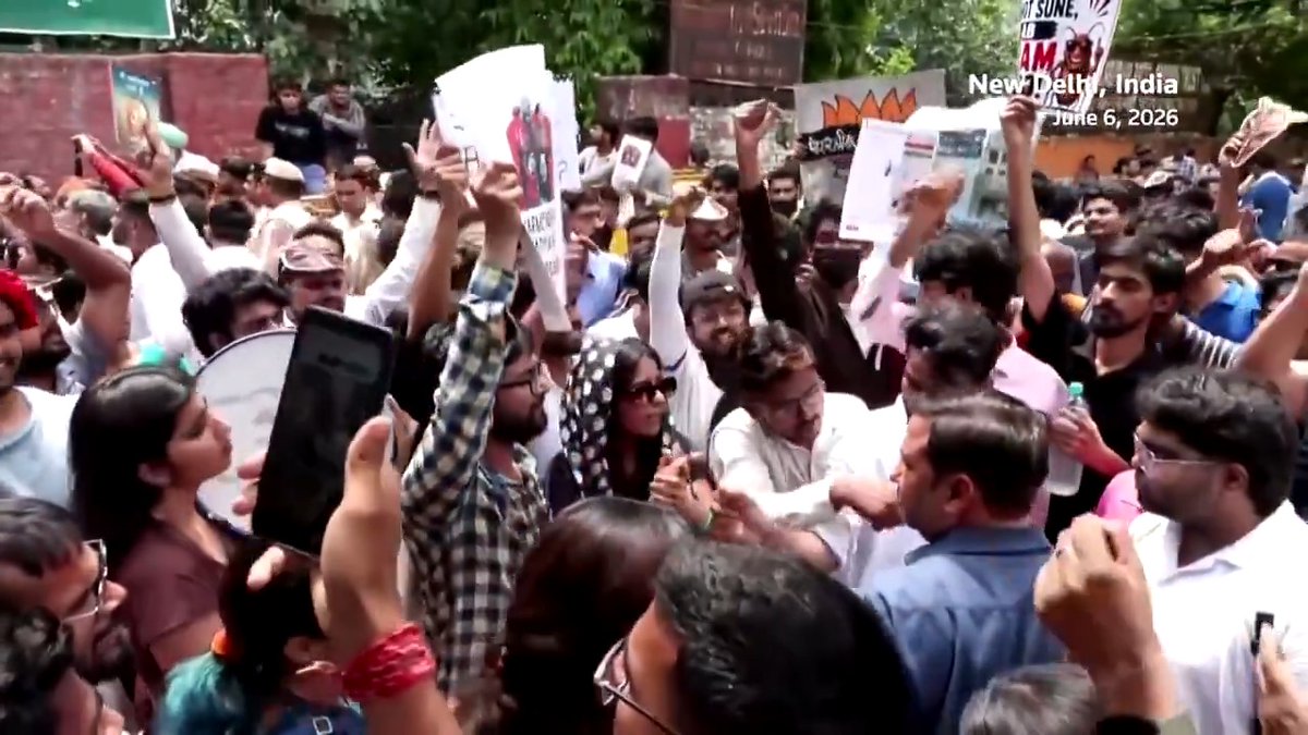 India’s Cockroach Janta Party, an online youth group that has amassed millions of followers, took to the streets for the first time to demand the resignation of the Education Minister Dharmendra Pradhan