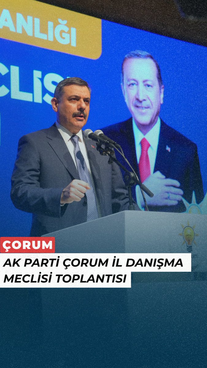 Çorum Ticaret ve Sanayi Odasında düzenlenen AK Parti Çorum İl Danışma Meclisi Toplantısı'nda teşkilat mensuplarımızla bir araya geldik. Muhterem Cumhurbaşkanımız Recep Tayyip Erdoğan’ın liderliğinde yürüttüğümüz eser ve hizmet siyasetini değerlendirdik; teşkilatlarımızın sahadaki çalışmalarını, vatandaşlarımızın beklentilerini ve önümüzdeki döneme ilişkin hedeflerimizi istişare ettik. AK Parti; milletimizin bağrından doğmuş, gücünü aziz milletimizden alan büyük bir dava hareketidir. Birlik ve beraberlik içerisinde, ülkemizi her alanda daha güçlü yarınlara taşımak için aynı inanç ve kararlılıkla çalışmayı sürdüreceğiz. Teşkilatlarımızın azmi, milletimizin desteği ve ortak hedeflerimiz doğrultusunda; Türkiye Yüzyılı’nı adım adım inşa etmeye devam edeceğiz.