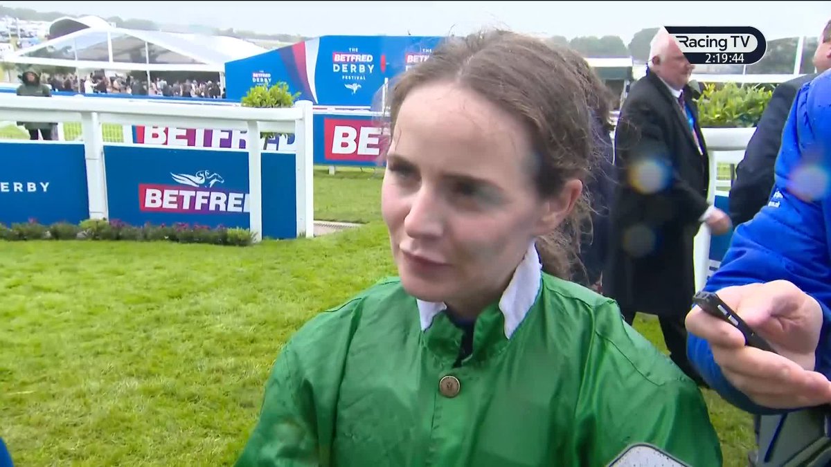 🗣️"Let's keep it easy." Laura Pearson - by quite some distance, the coolest dude at Epsom today 😎 A must-watch interview ...