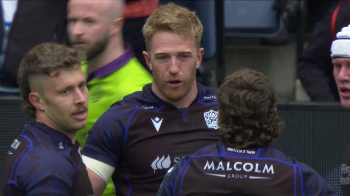 As he so often does, Kyle Stein delivers for Glasgow Warriors! ⚔️ The first try of this Semi-Final goes the way of the hosts 🙌