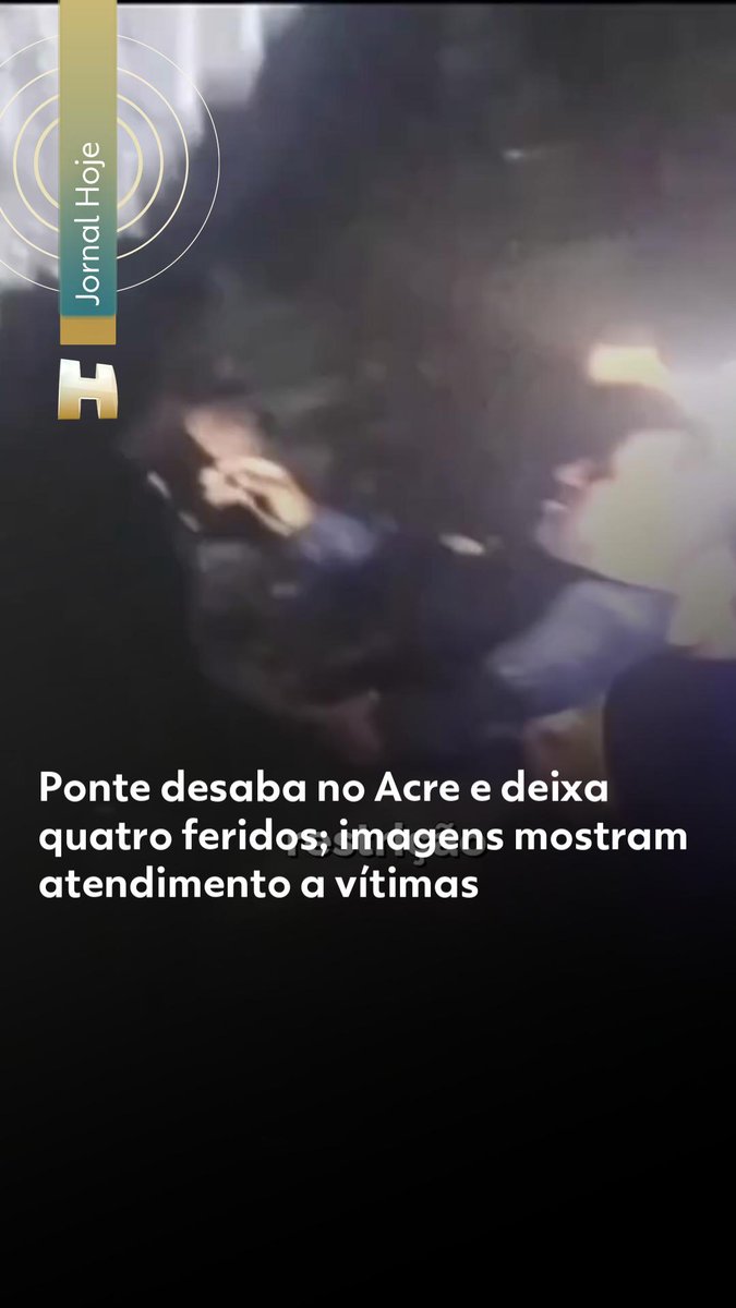 Ponte que custou mais de R$ 36 milhões no Acre desaba após dois anos; imagens mostram atendimento às vítimas #g1