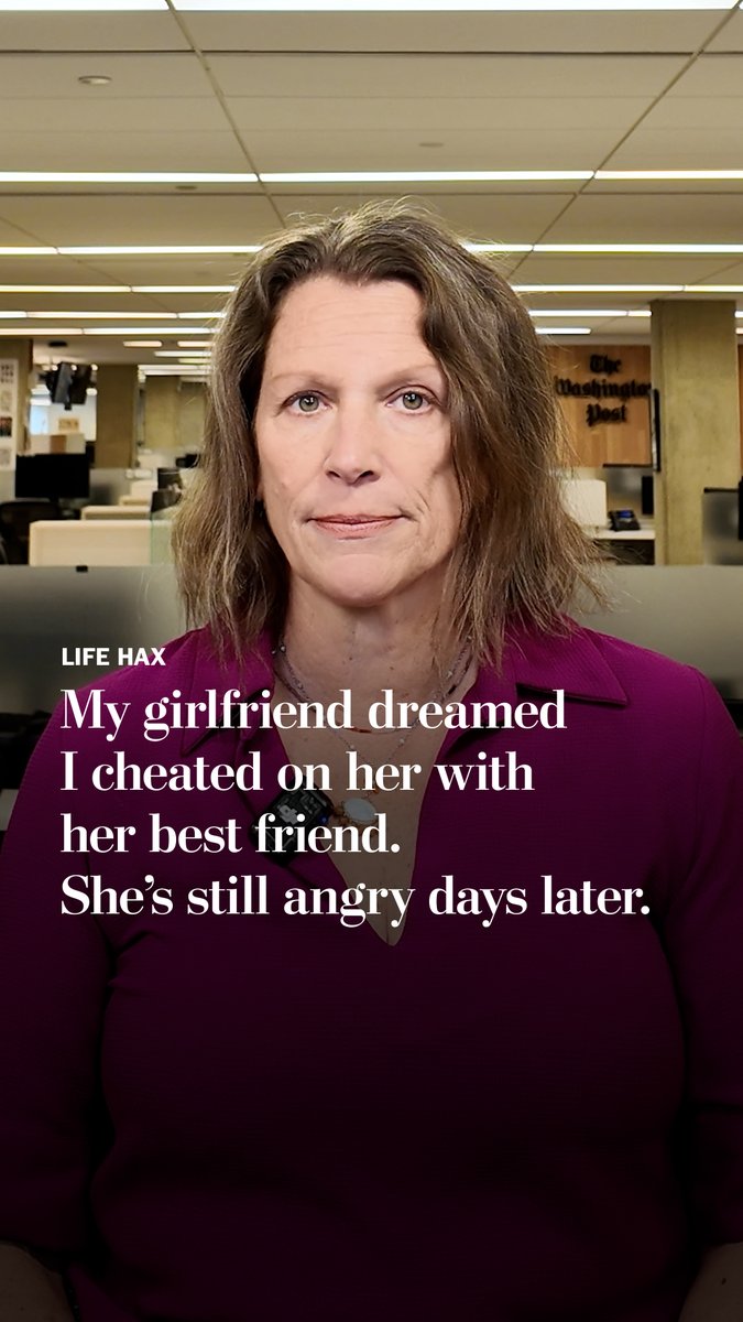 My girlfriend dreamed that I cheated on her with her best friend, and she’s still angry days later. Do I really need to validate her feelings? Advice columnist Carolyn Hax weighs in.