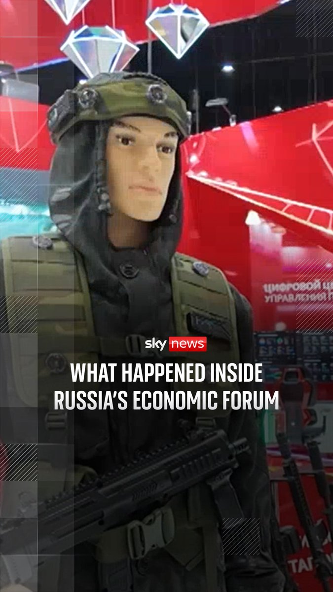 Sky's Ivor Bennett goes behind the scenes at 'Russia's Davos' as he tries to get answers about how Russia’s war against Ukraine is really impacting its economy. Watch the full report on YouTube at the link in the comments ⬇️