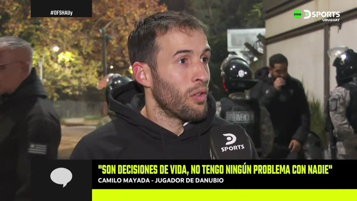 "SON DECISIONES DE VIDA, NO TENGO NINGÚN PROBLEMA CON NADIE" Camilo Mayada en DSPORTS Uruguay 📺
