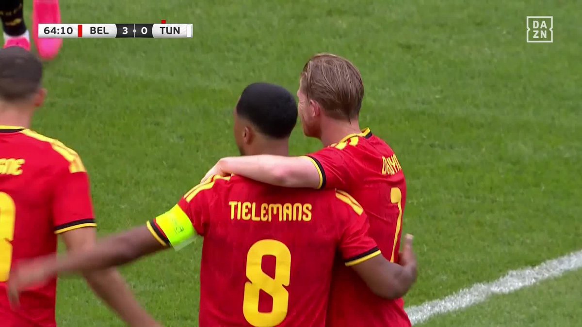 🇧🇪3点目 ドクとのコンビは強烈 デ・ブライネのミドルシュート 🌍国際親善試合 🆚ベルギー×チュニジア 📱 #DAZN ライブ配信中 #FIFAワールドカップ #本気で楽しむならDAZN