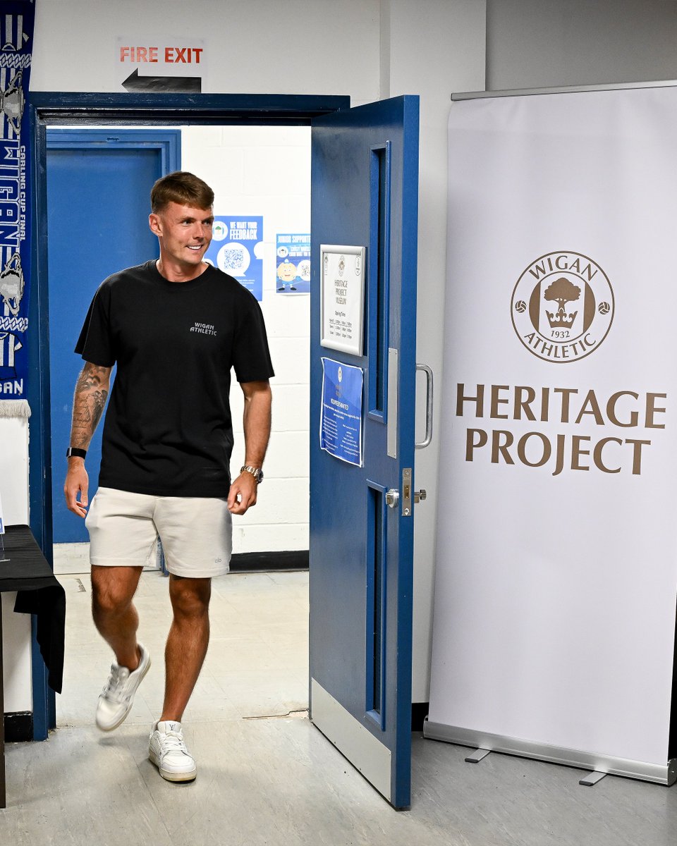 🥹 After returning home, Max Power took a trip down memory lane in the Heritage Museum! Watch the feature interview below, where Max discusses his Latics career to date, working with Gary Caldwell again, and being part of the rebuild! #wafc