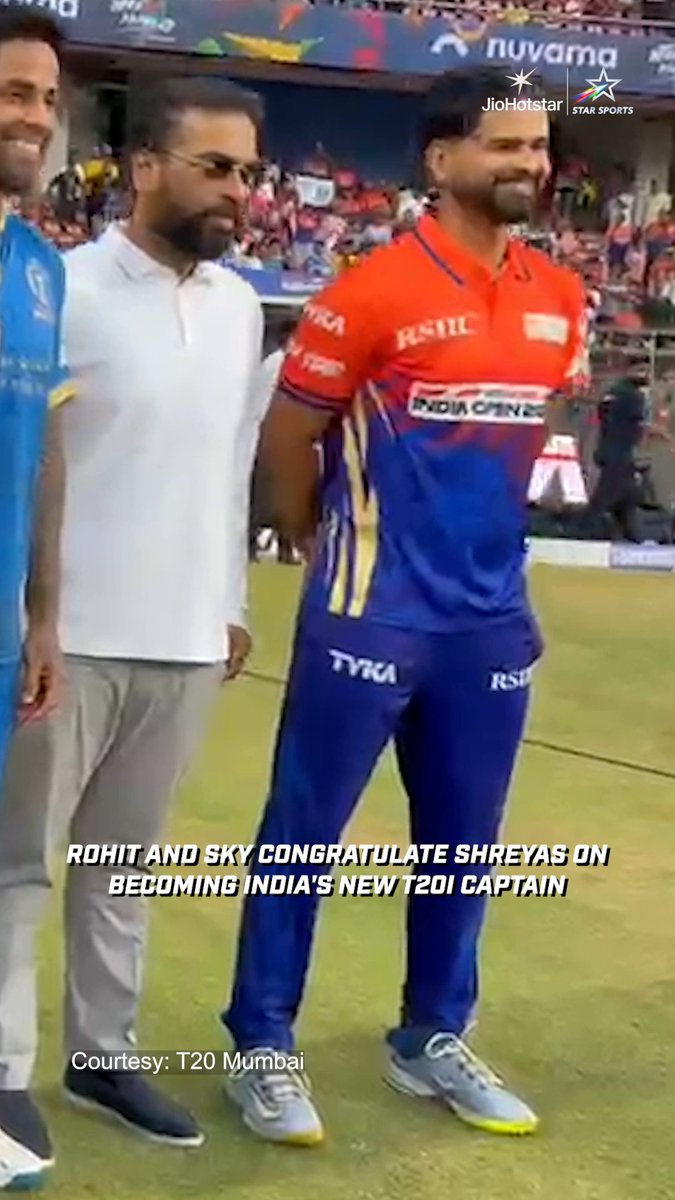 Mum-boys ❤️ Rohit 🤝 Surya 🤝 Shreyas [ Indian Cricket Team, Rohit Sharma, Suryakumar Yadav ]