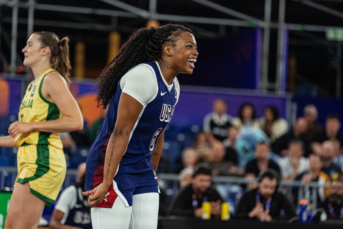 This Is What We're Here For 🫡 📹 The 🇺🇸 #3x3WNT is bringing the 🔥🌶️ at the #3x3WC