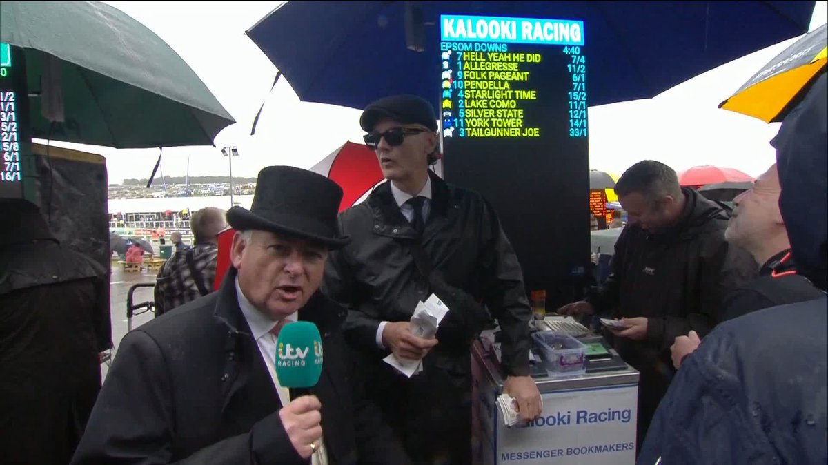 Mayhem in the betting ring at Epsom after Benvenuto Cellini was deemed a non-runner!💥 #ITVRacing