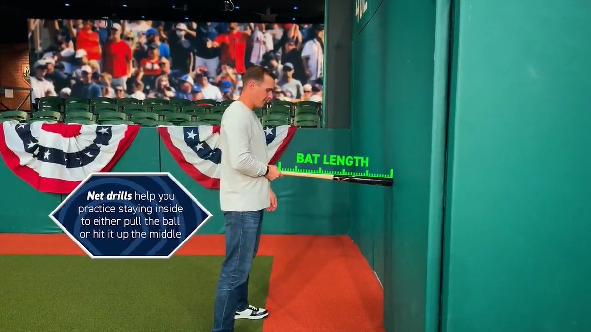 Get outside, find a net or a wall and try this hitting drill from Cincinnati Reds slugger JJ Bleday! #PlayBallWeekend
