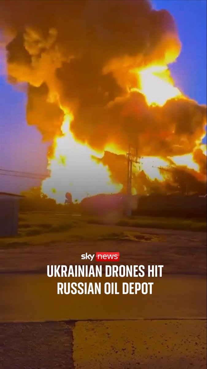 Volodymyr Zelenskyy said Ukrainian drones had travelled 1,000km (621 miles), targeting the Russian navy's "arsenals and a base", and hit an oil depot in the Krasnodar region. 🔗