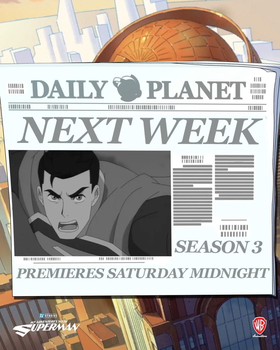 Are you ready? #MyAdventuresWithSuperman season 3 premieres in JUST ONE WEEK! 💥 Don't miss it! #MAWS