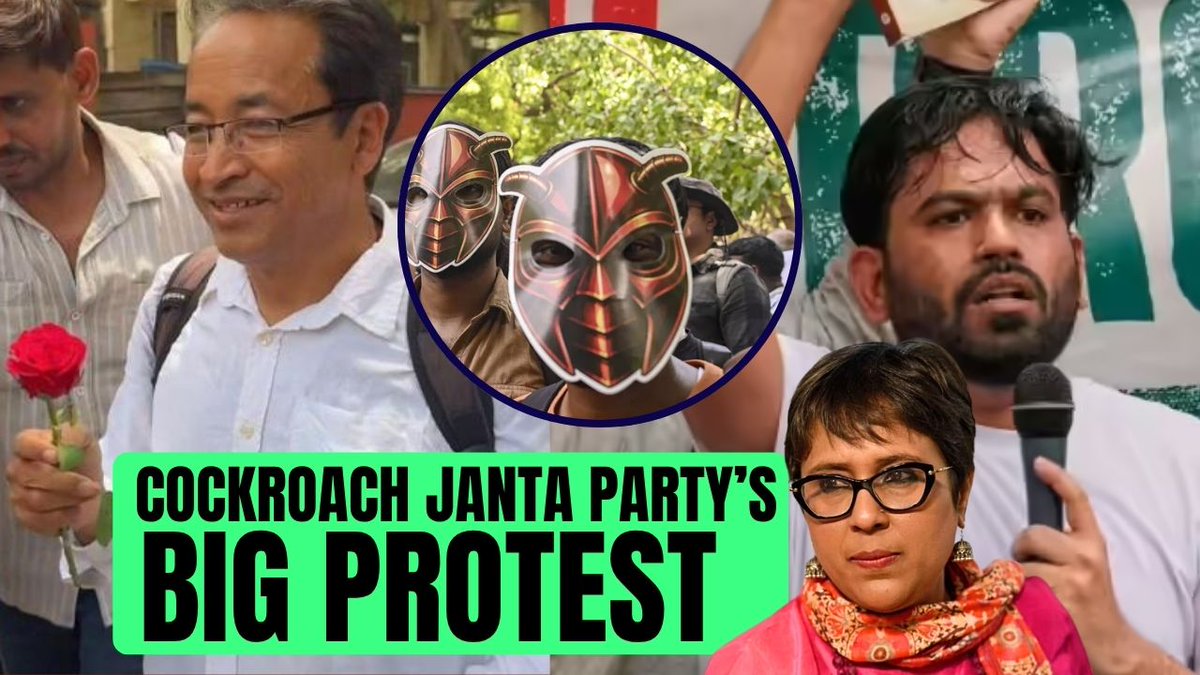 Decoding & Debating The Cockroach Janata Party's First Big Protest on CBSE, NEET & the Education Minister and the anger that it captures among India's young, With Tushar Gupta GhoseSpot dilip cherian Tavleen Singh Yashwant Deshmukh 🇮🇳 - In full