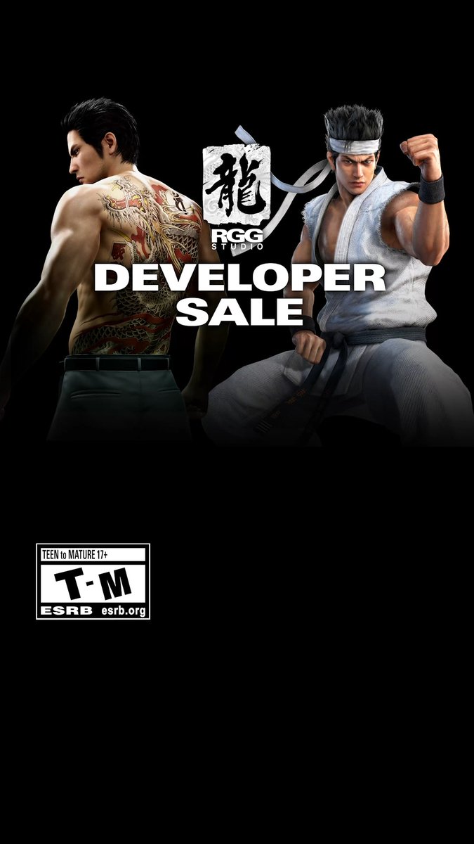 Save up to 75% on some really great games during the RGG Studio Developer Sale on Steam, running through June 18th. ►Save here: