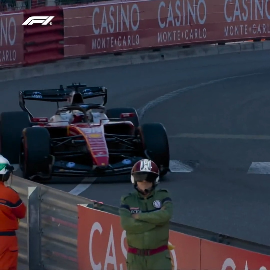 You can feel the aura through the screen! 😎👀 #F1 #MonacoGP