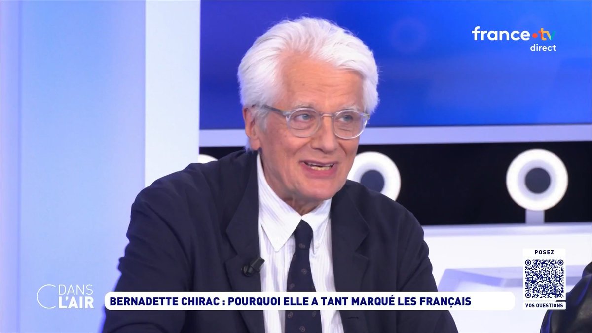 "Bernadette #Chirac était l'expression de sa culture familiale. C'était une Chodron de Courcel, caractéristique de ce milieu aristocratique, fondé sur la réserve, avec le sens du service de l’État. Dans l'exercice du pouvoir, cette femme timide s'est ouverte, tout en gardant une grande permanence sur les valeurs. Jacques Chirac a été beaucoup plus volatil." Pascal PERRINEAU