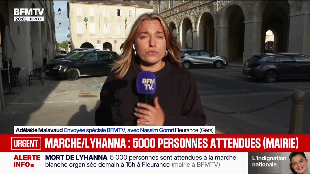 Mort de Lyhanna: 5.000 personnes sont attendues à la marche blanche organisée demain à 15h à Fleurance