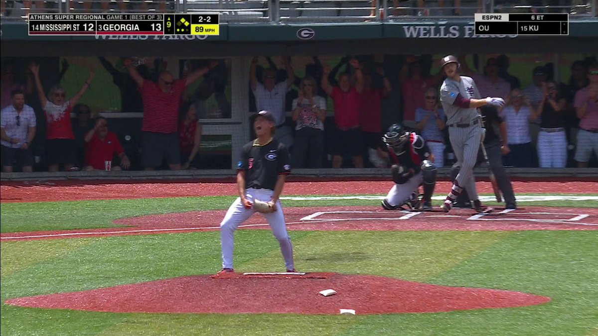 GEORGIA WINS A SLUGFEST TO TAKE GAME 1 🔥 Georgia Baseball