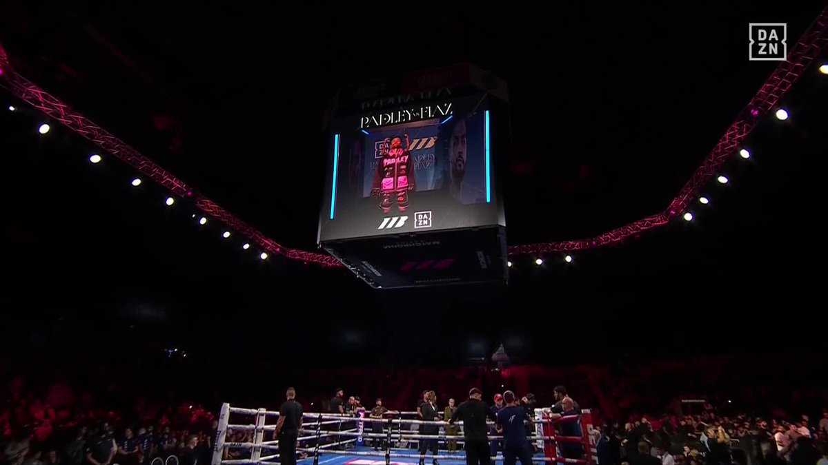 HERE WE GO!! Josh Padley is now making his ring walk ‼️ #PadleyFiaz | Live NOW on DAZN ▪️