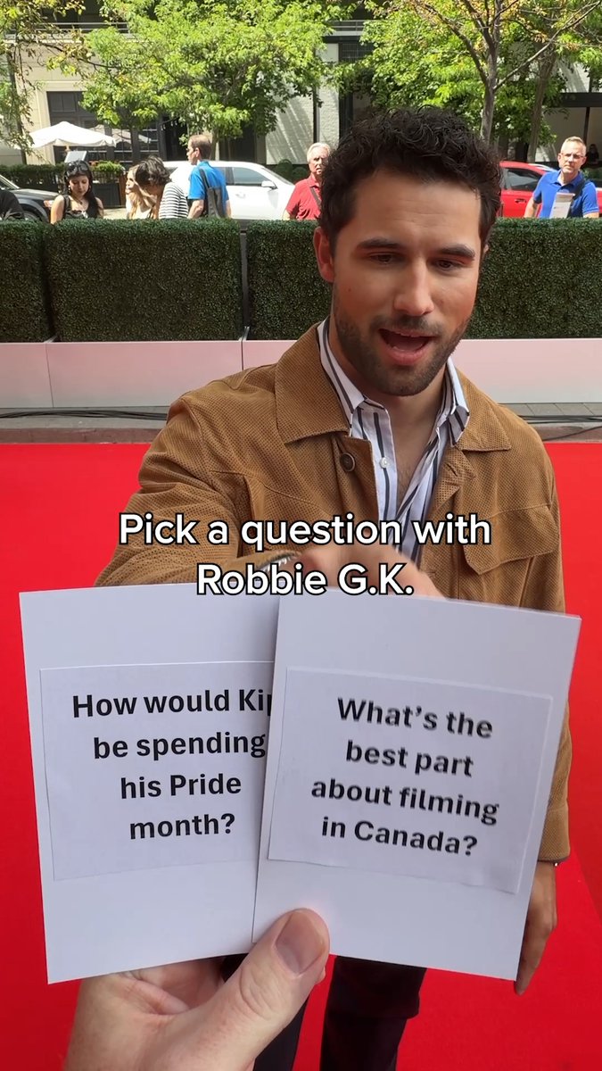#RobbieGK tells us the best part about filming in Canada 🍁 Get excited for the new series #Meatballs