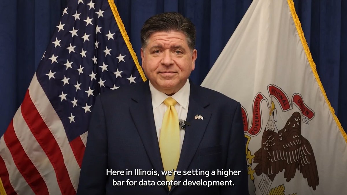 Data centers are asking just too much for too little in return. I'm pausing the release of any new data center tax incentives in Illinois — and I'm calling on the General Assembly to act in veto session to make sure data centers are paying their fair share.