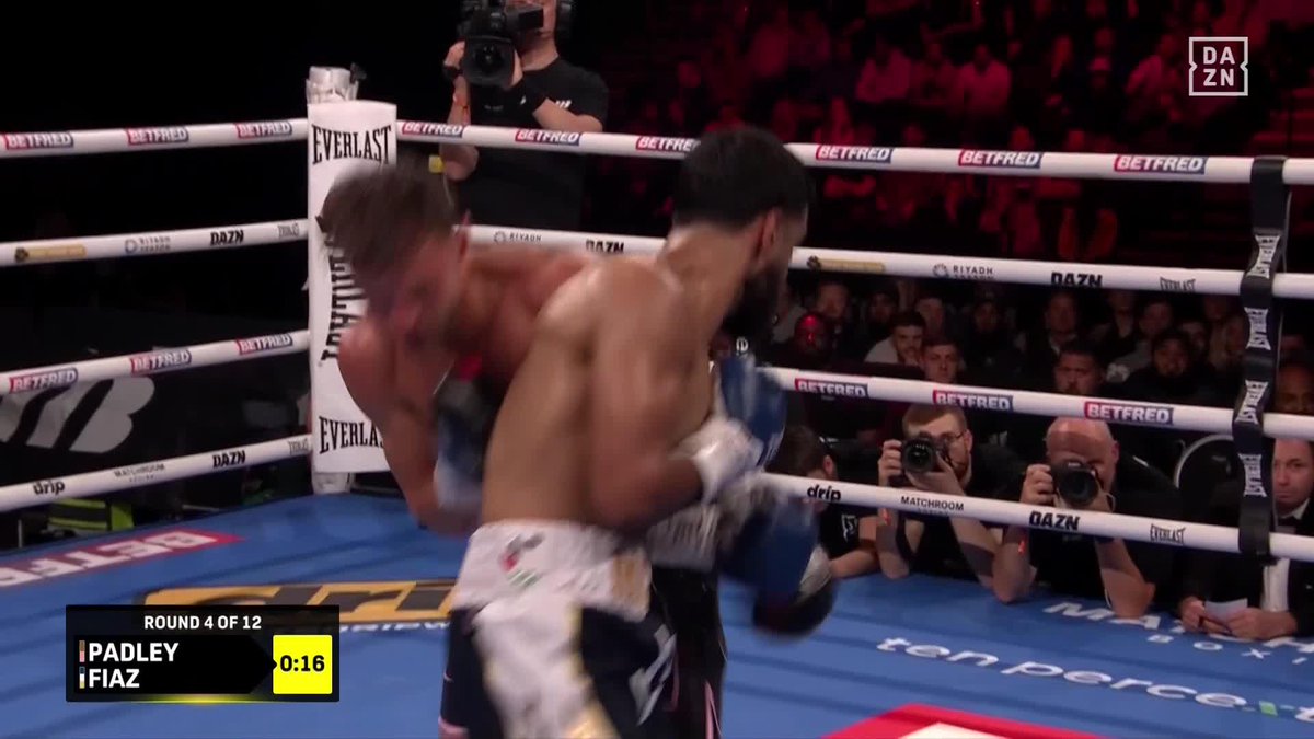 THE REF GOES DOWN 🤯🤯 #PadleyFiaz | Live NOW on DAZN ▪️