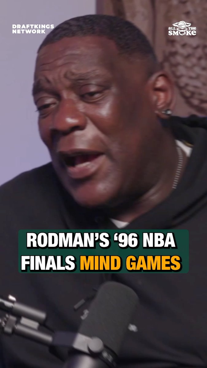 Dennis Rodman had the Sonics in shambles 🤣 Shawn Kemp looks back on the 1996 NBA Finals against Michael Jordan & the Chicago Bulls.