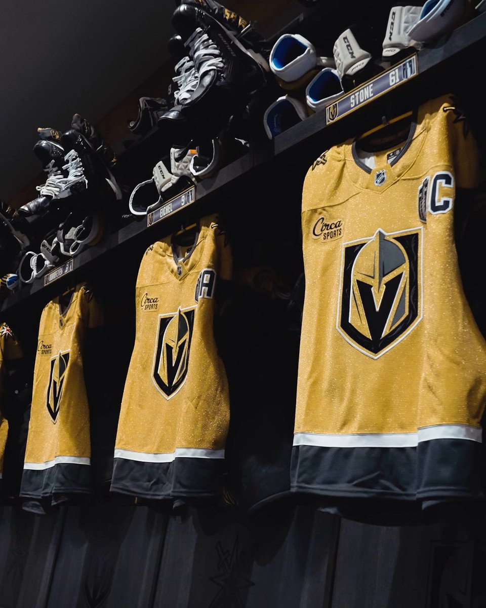 The gold threads are ready to shine in the Fortress! 🤩 📺: Game 3 of the #StanleyCup Final is TONIGHT at 8p ET on ABC, Sportsnet, & TVA Sports!