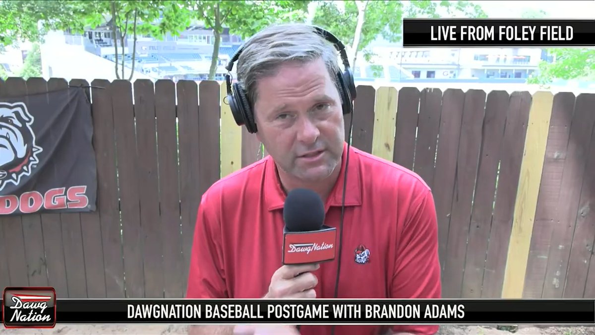 "I've had that chip on my shoulder all year." Shaggy Down 7-0. Two homers. Five RBIs. 13-12 Georgia. One win from Omaha. #GoDawgs
