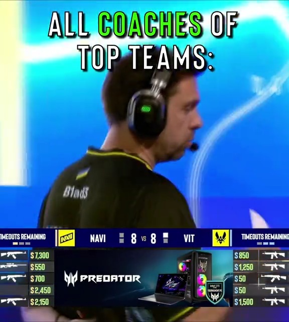 I know my goat. 🗣️ #IEM Team Spirit CS2