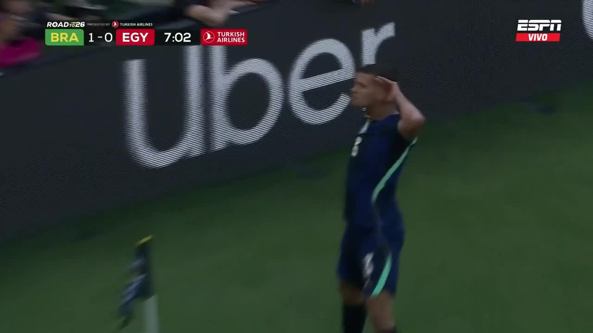 El gol de Brasil 🇧🇷 contra Egipto 🇪🇬