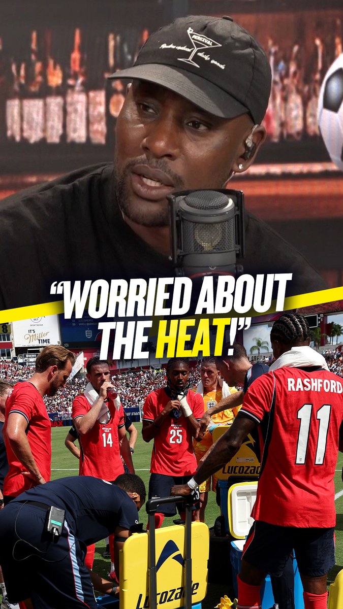 😬 "I'm just worried about the conditions." Carlton Cole admits he's concerned about England's adaptability to the climate in the World Cup after their win over New Zealand 🏴