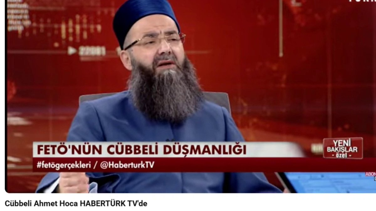 Gece vakti aklıma düştü, videoyu buldum. Cübbeli Ahmet 1977 yılında Fethullah Gülen ile İzmir'de görüşmüş. Oldukça ilginç bir anı.