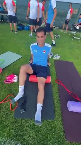 𝑻𝒓𝒂𝒊𝒏𝒊𝒏𝒈 𝑺𝒆𝒔𝒔𝒊𝒐𝒏 🇮🇶💪 أولُ وحدةٍ تدريبيةٍ لمنتخبنا الوطني في مدينة شيكاغو الأمريكية، ضمن التحضيرات المتواصلة للاستحقاقات المقبلة. First training session for our national team in Chicago, USA, as preparations continue for the upcoming competitions.
