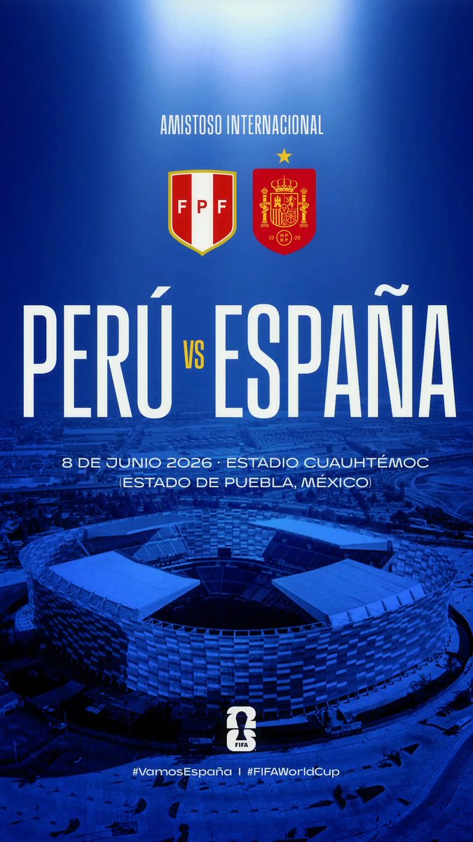 🤗🇲🇽 ¡Os esperamos en Puebla, afición! La Selección Española Masculina de Fútbol se enfrenta a La Bicolor el próximo lunes 8 de junio en el Estadio Cuauhtémoc. 🤝 Gobierno de Puebla | Alejandro Armenta | Secretaría de Desarrollo Turístico | Secretaría de Deporte y Juventud Puebla | SICOM Deportes | 6PMSports #VamosEspaña | #CopaMundialFIFA
